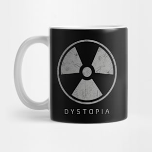 Dystopia anti war nuclear symbol design Mug